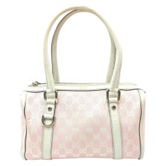Gucci GG Abbey Boston Tasche mit rosa Monogramm 862429