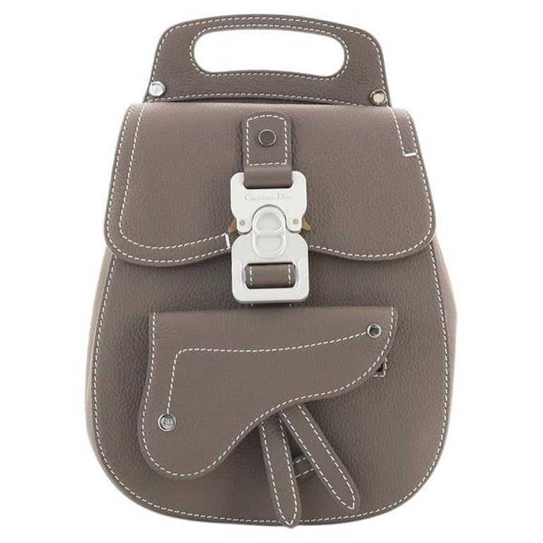 Christian Dior Saddle Backpack Leather Mini at 1stDibs