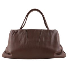 Celine Purse Top Handle Bag Leather Medium