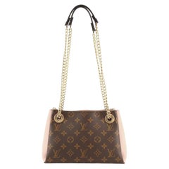 Louis Vuitton Surene Handtasche mit Monogramm aus Segeltuch mit Leder BB