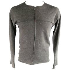 M.A+ Size M Slate Wool Blend Pullover