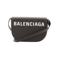 Balenciaga Logo Ville Day Bag Leather XS