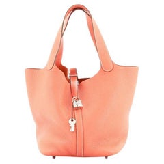 Hermes Picotin Lock Bag Clemence MM