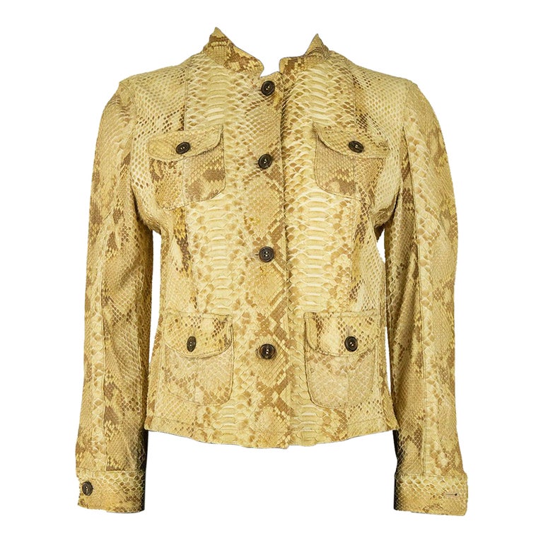 Prada Python Skin Jacket For Sale at 1stDibs