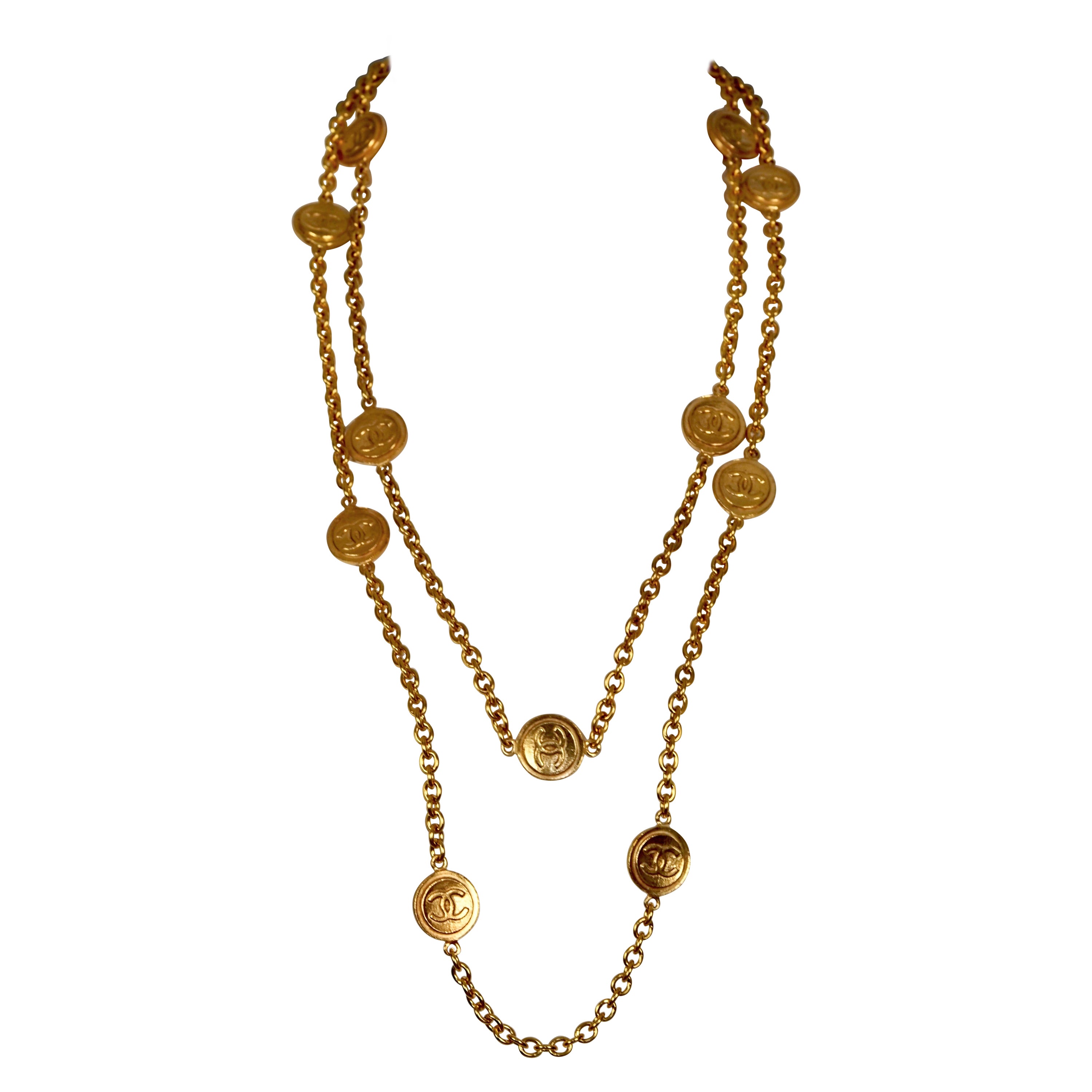 Layered Pearl Camellia Long Necklace