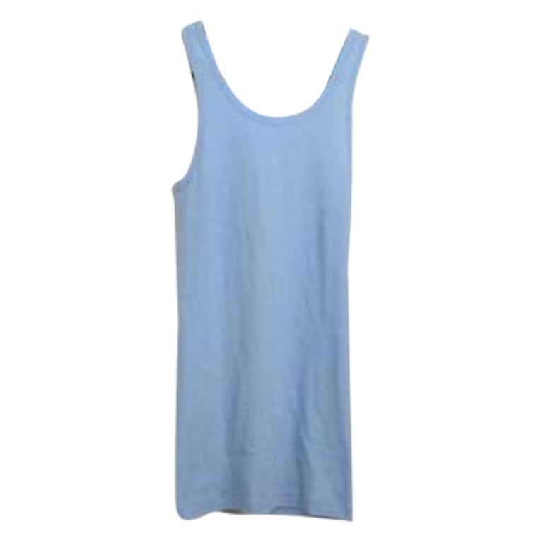 Helmut Lang Stripped Tank Top Blue, Size XS For Sale at 1stDibs