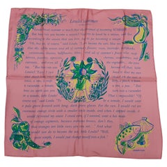 Foulard en soie Hermès Loula Summer Fairytale en édition limitée anglaise 