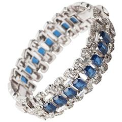 Spectacular Early Trifari Art Deco Bracelet 5