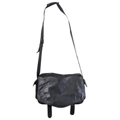 Used Stylish Leather Messenger Bag