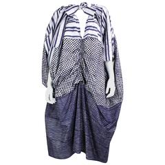 Early 1980's Issey Miyake Batik Dress