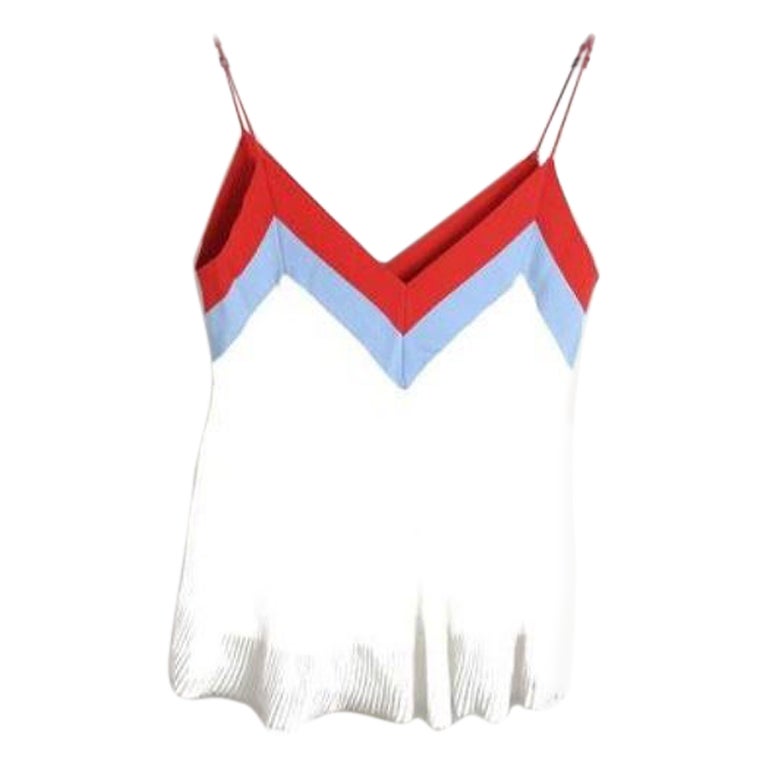 Sandro Natie V Strip Dress Blanc, Size 2 For Sale