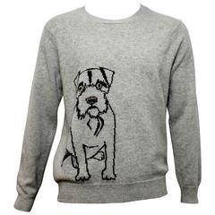 Burberry Prorsum Pre-Fall 2012 Intarsia Cashmere Dog Sweater
