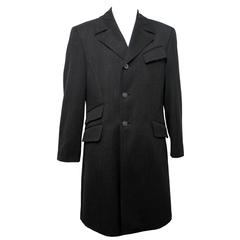 1980's Thierry Mugler Grey Coat