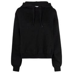 T by Alexander Wang Women Foundation Terry Hoodie in Black, Size XS