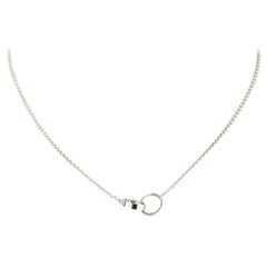 Cartier Love 18K White Gold Chain Necklace 