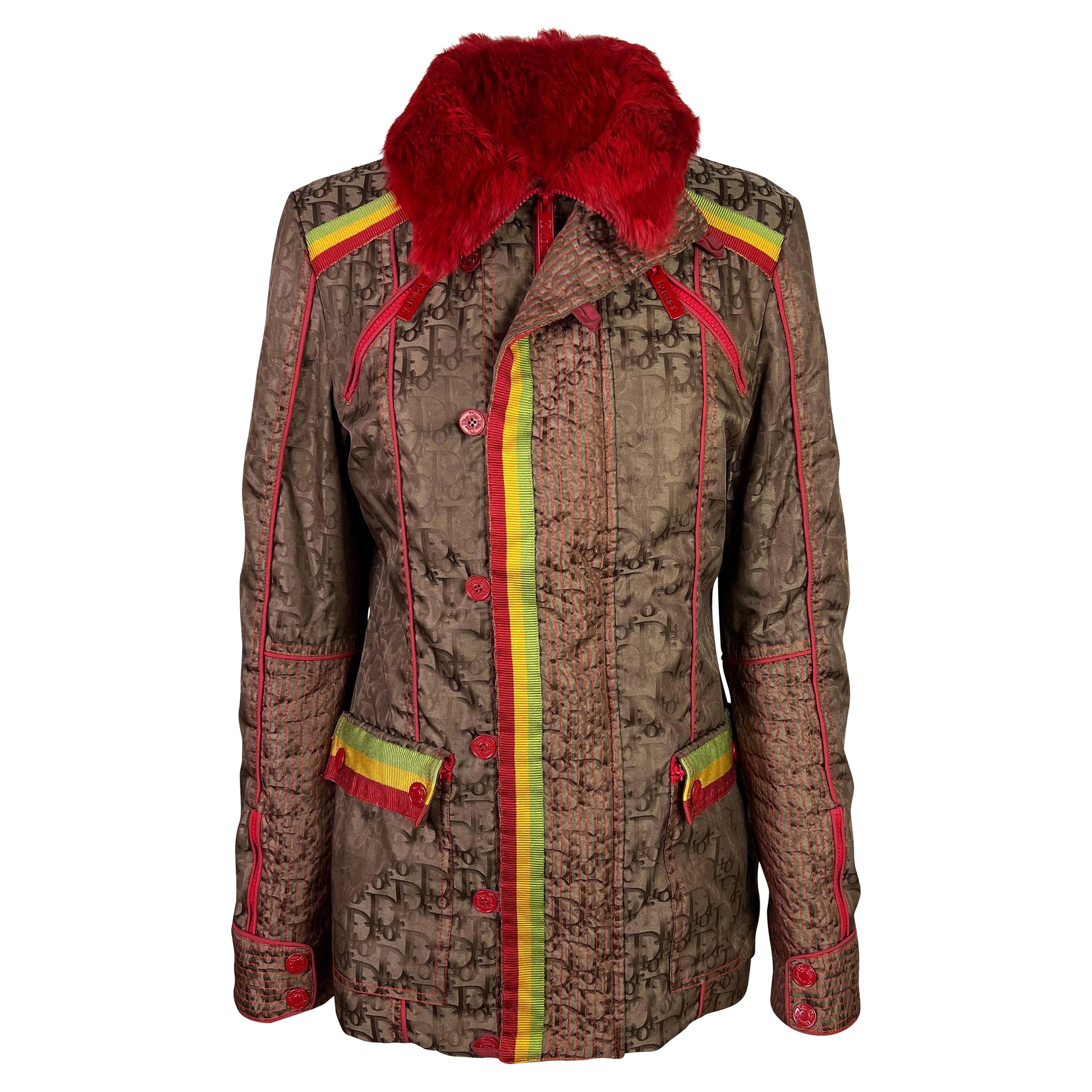 Dior Fall 2004 RTW Rasta Monogram Jacket