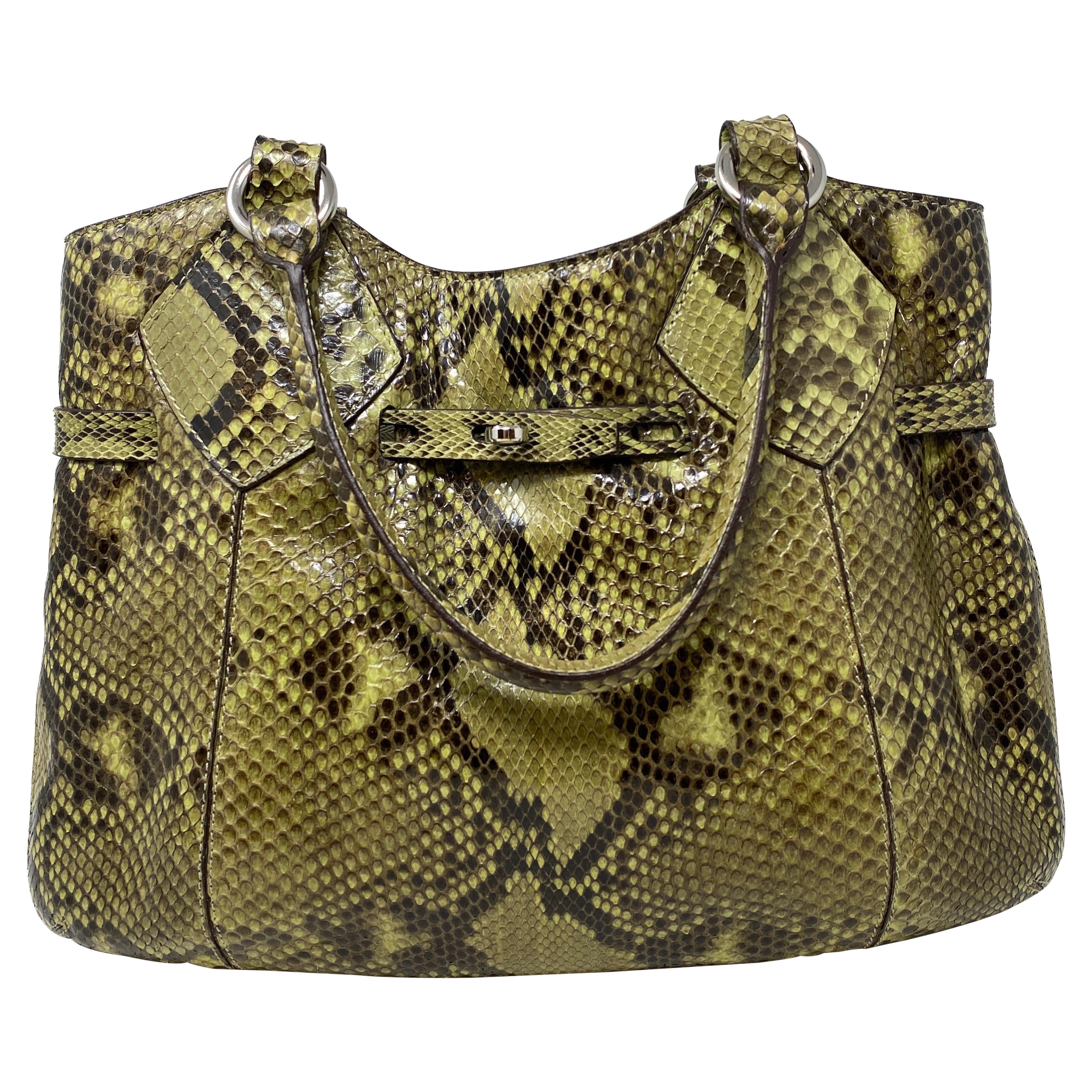 Mauro Governa Python Bag