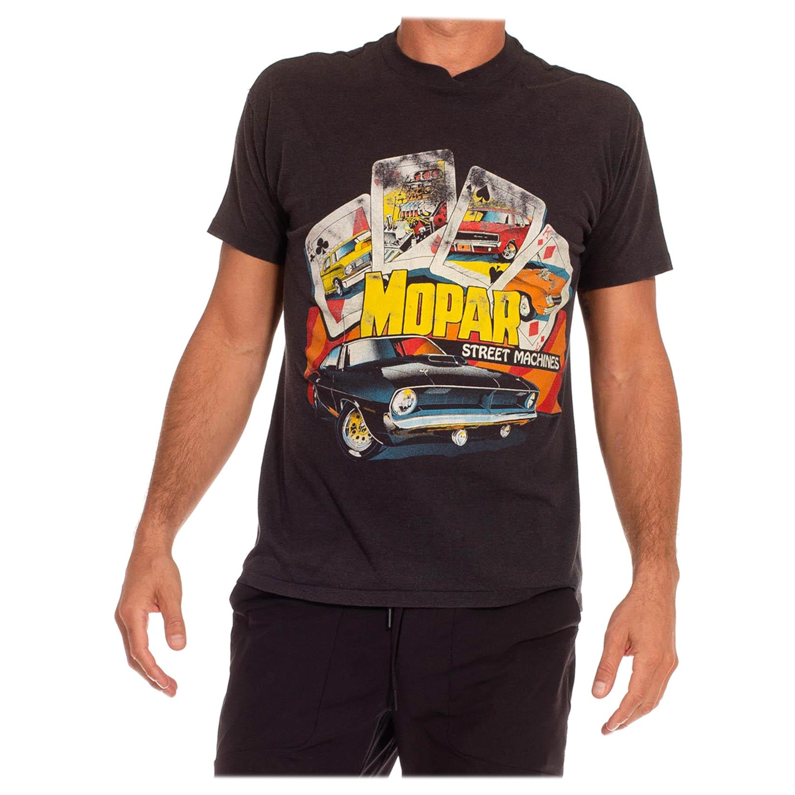 1970S Black Mopar Parts Car T-Shirt