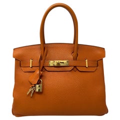 Hermes Birkin Orange 30 Bag
