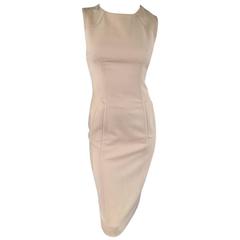 DOLCE
GABBANA Size 8 Cream Virgin Wool Sleeveless Pocket Shift Dress DOLCE
GABBANA Size 8 Cream Virgin Wool Sleeveless Pocket Shift Dress