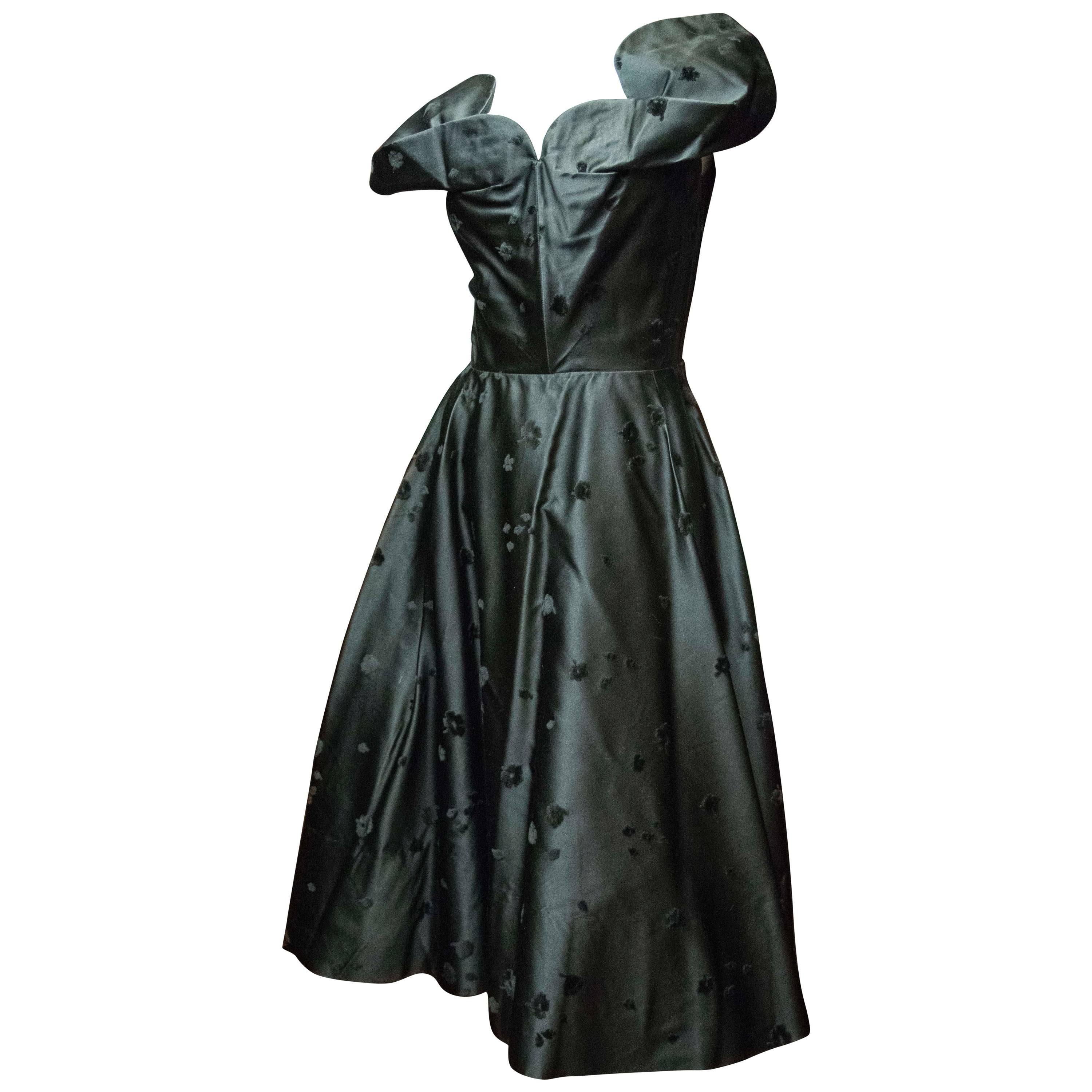 Black 1950s Cocktail Dress