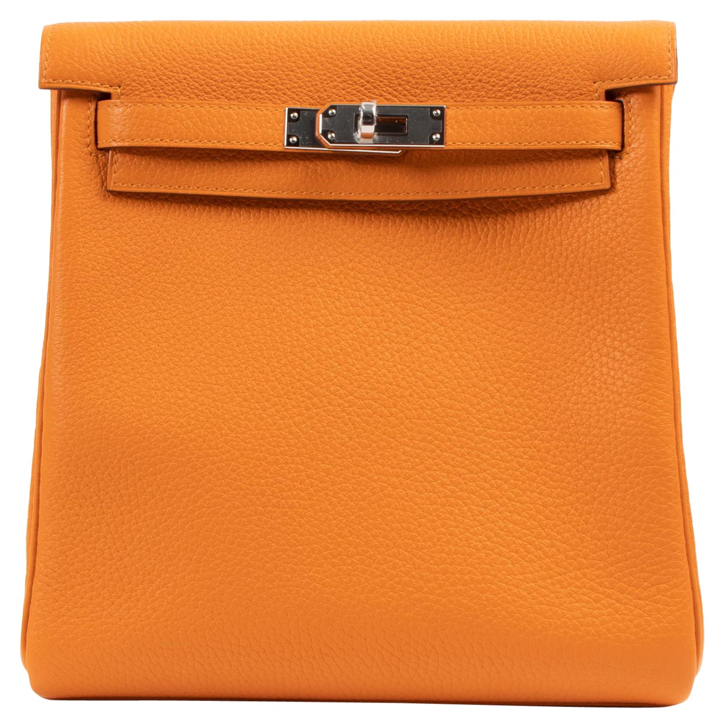 hermes leather backpack