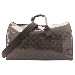  Louis Vuitton Keepall Bandouliere Bag Limited Edition Monogram Eclipse 