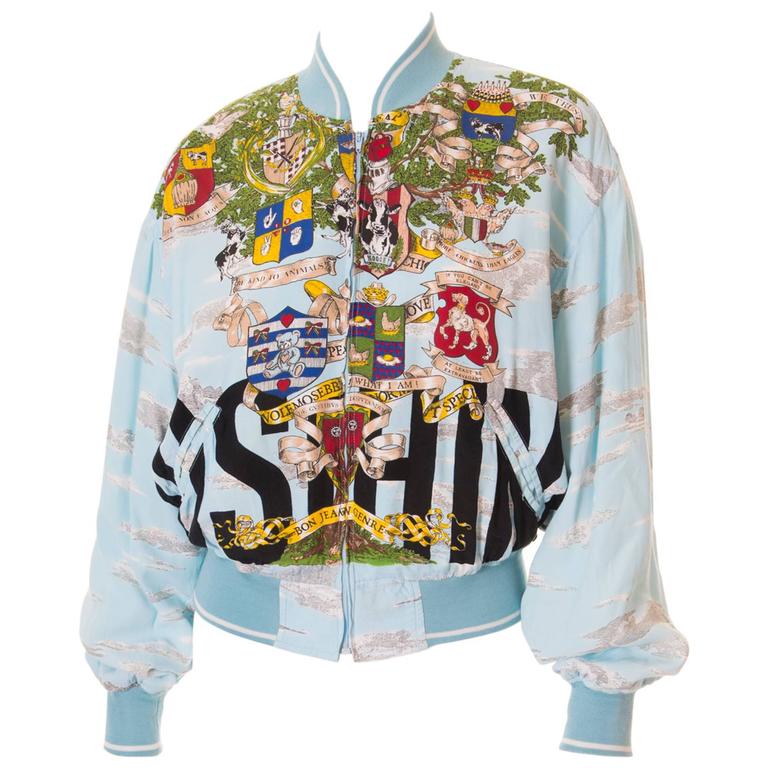 Moschino 'Be Kind To Animals' Bomber Jacket at 1stDibs