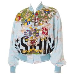 Vintage Moschino 'Be Kind To Animals' Bomber Jacket