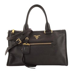 Prada Front Pocket Convertible Tote Vitello Daino Medium