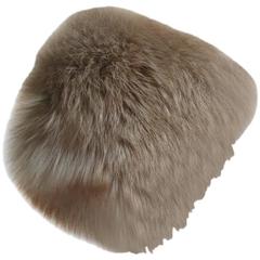 Vintage 1960s Irene of New York Fox Fur Hat