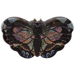 Judith Leiber Swarovski Butterfly Clutch - multicolor