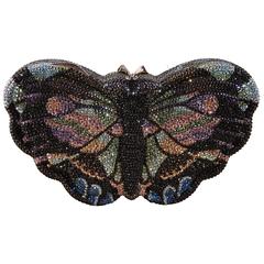 Judith Leiber Swarovski Butterfly Clutch - multicolor