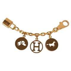 Hermes Gold Breloque Bag Charm Limited Edition New