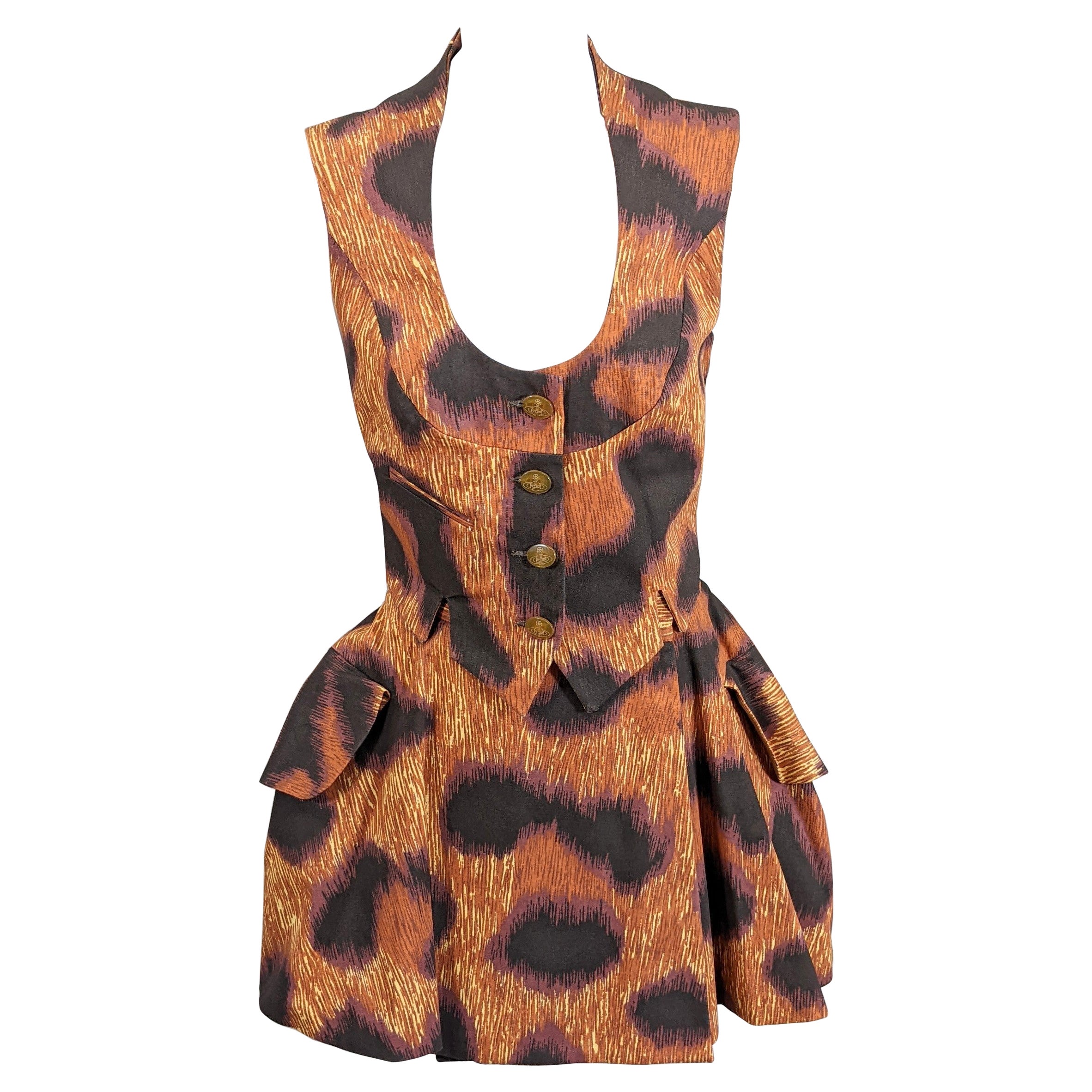 Vivienne Westwood Animal Print Skirt Suit