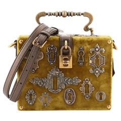 Dolce & Gabbana Treasure Box Bag Embellished Velvet Small