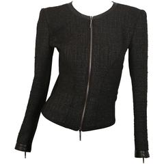 Emilio Pucci Textured Zip-Up Jacket 7