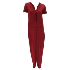 CHANEL 2014 Red Midi Dress