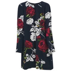 Dolce & Gabbana Floral Viscose Mini Dress