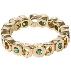 COCO Ring Yellow Gold Emeralds