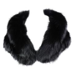 Vintage Luxurious Black Fox Fur Stole