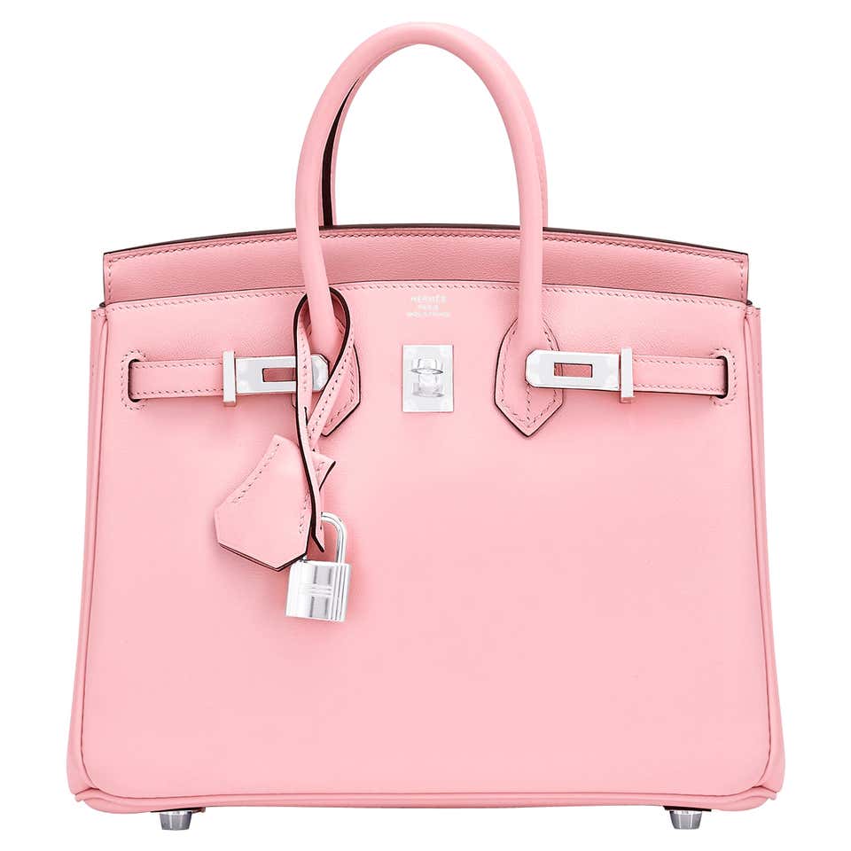 Hermes Rose Confetti Pink "Special Order" Chevre Birkin with Horseshoe ...