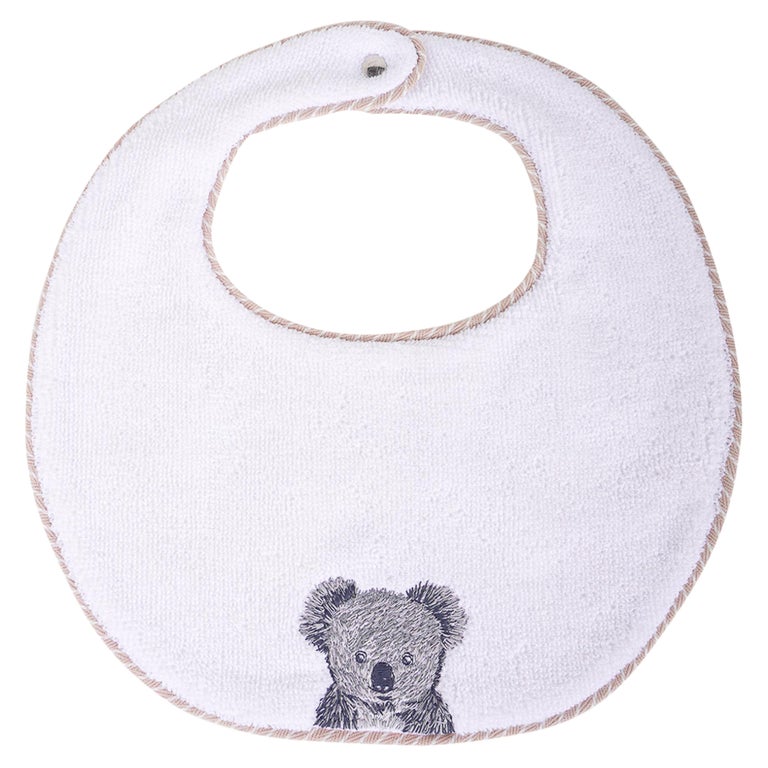 Hermès Passe-Passe - Sac à main rond brodé Koala naturel pour bébé En vente  sur 1stDibs