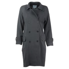 Maiyet Zweireihiger Trenchcoat aus Crêpe, US 2 UK 6 