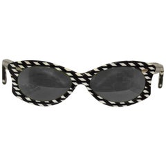 Retro 1960's Auguste Bonaz Op Art Sunglasses