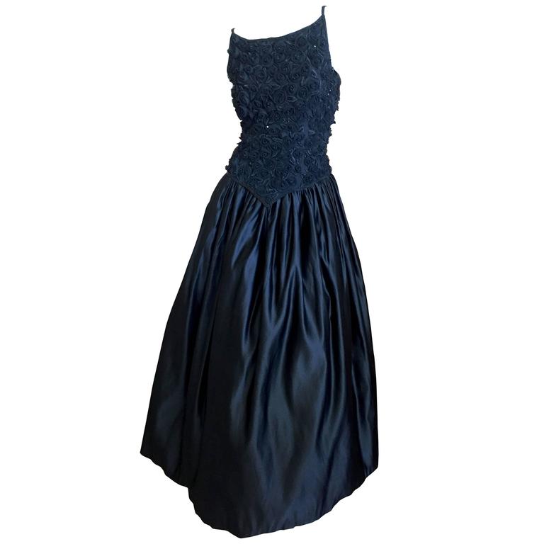Yves Saint Laurent Numbered Haute Couture Evening Dress at 1stDibs