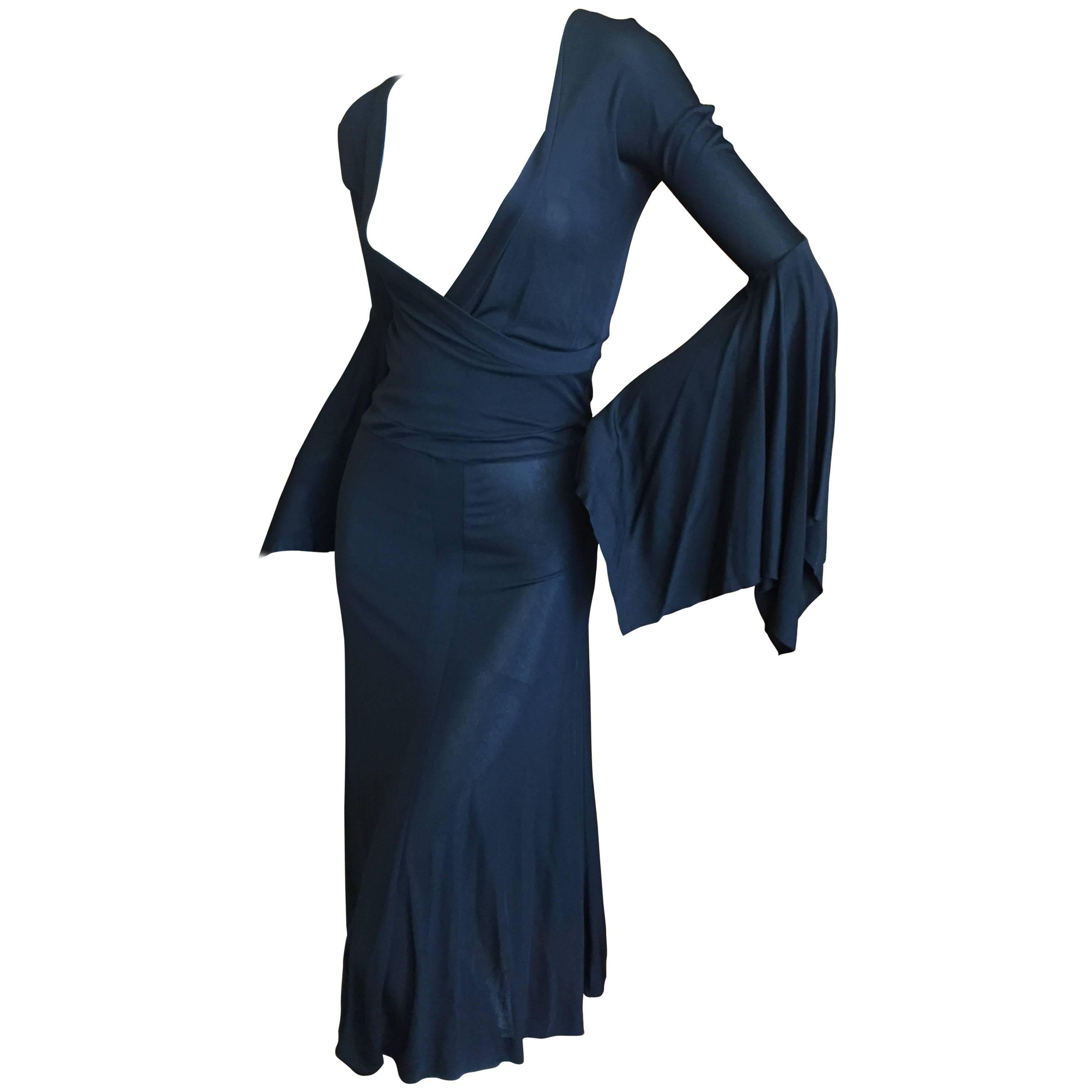 Tom Ford Yves Saint Laurent Bell Sleeve Dress