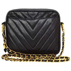 Chanel Vintage Camera Bag - Black Crossbody Bags, Handbags - CHA931190