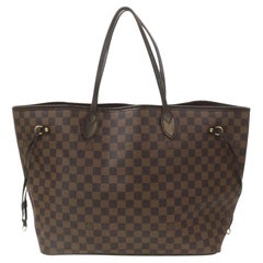 Louis Vuitton - Grand sac fourre-tout Neverfull GM en damier ébène 862442