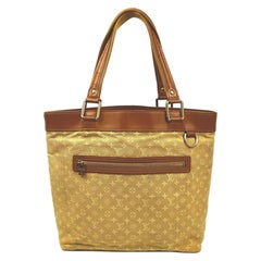 Vintage Louis Vuitton Beige Monogram Mini Lin Lucille GM Tote Bag 863049